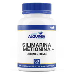 Silimarina 300 Mg + Metionina 50 Mg 60 Cápsulas