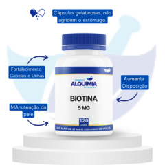 Biotina 5 Mg 120 Cápsulas - comprar online