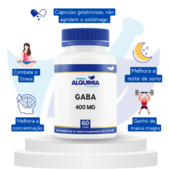 Gaba 400 Mg 60 Cápsulas - Ácido Gama-Aminobutírico - comprar online