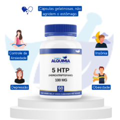 5 HTP 100 Mg 60 Cápsulas - Hidroxitriptofano - comprar online