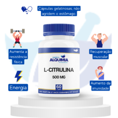 L-Citrulina 500 Mg 60 Cápsulas - comprar online