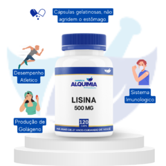 Lisina 500 Mg 120 Cápsulas - comprar online