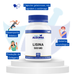 L-Lisina 500 Mg 60 Cápsulas - comprar online