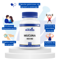 Mucuna Pruriens 400 Mg 120 Cápsulas - comprar online