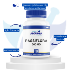 Passiflora Icarnata 500 Mg 60 Cápsulas - comprar online