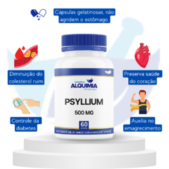 Psyllium 500 Mg 60 Cápsulas - comprar online