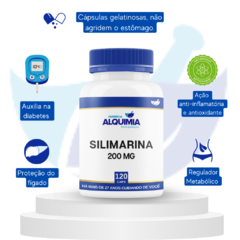 Silimarina - Cardo Mariano - 200 Mg 120 Cápsulas - comprar online