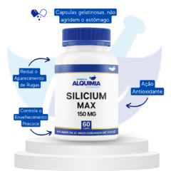 Silicium Max - Silício Orgânico 150 Mg 60 Cápsulas - comprar online