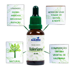 Valeriana Tintura Vegetal Natural - comprar online