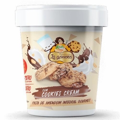 Pasta de Amendoim Integral Gourmet Com Cookies Cream (450g) - La ganexa