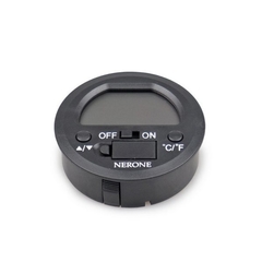 Higrômetro/Termômetro Digital Nerone Round Preto - comprar online