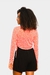 Cropped transparente animal print onça rosa - comprar online