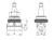 Cabeçote automático De broquear e facear de 5 - 250mm com haste ISO-30 - Vitor & Buono