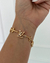 PUL462- PULSEIRA INSPIRAÇÃO LV ZIRCÔNIA- FOLHEADO A OURO 18k - comprar online