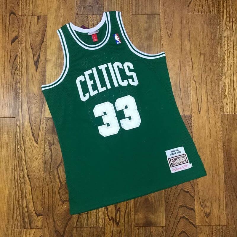 Camisa Jersey Boston Celtics Mitchell and Ness - 33 Larry Bird