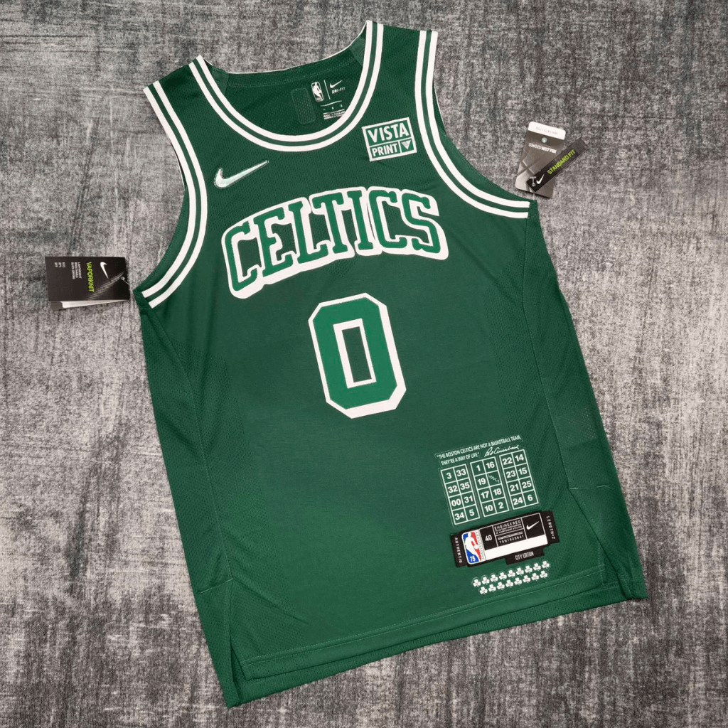 Camisa Jersey Boston Celtics 0 Jayson Tatum AUTHENTIC City Edition 2021 22