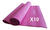 10x Colchoneta Mat Yoga 4m Pilates Enrollable Matt Importado - comprar online