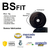 Kit Set 24kg Bsfit Discos Lisos Pesas + Barra +2 Mancuernas - BSFIT by SemarUSA