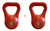 2 Pesas Rusas Bsfit Kettlebell Plastica 4kg Bsfit Mancuerna