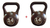 2pesas Rusas Kettlebell Bsfit Plastica 14k Fitness Mancuerna