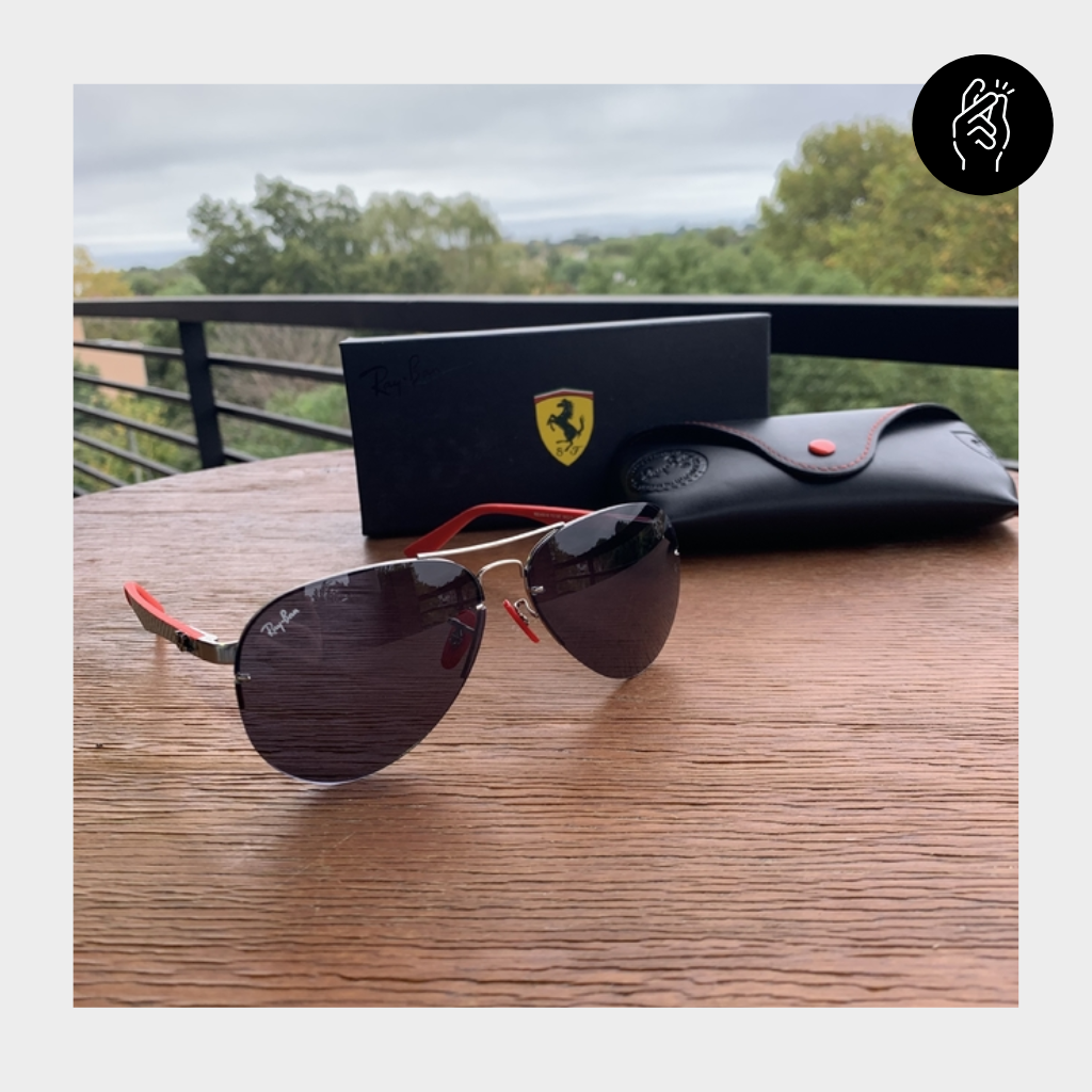 Lentes de sol Anteojos Ray-Ban Scuderia Ferrari Aviador 3460M