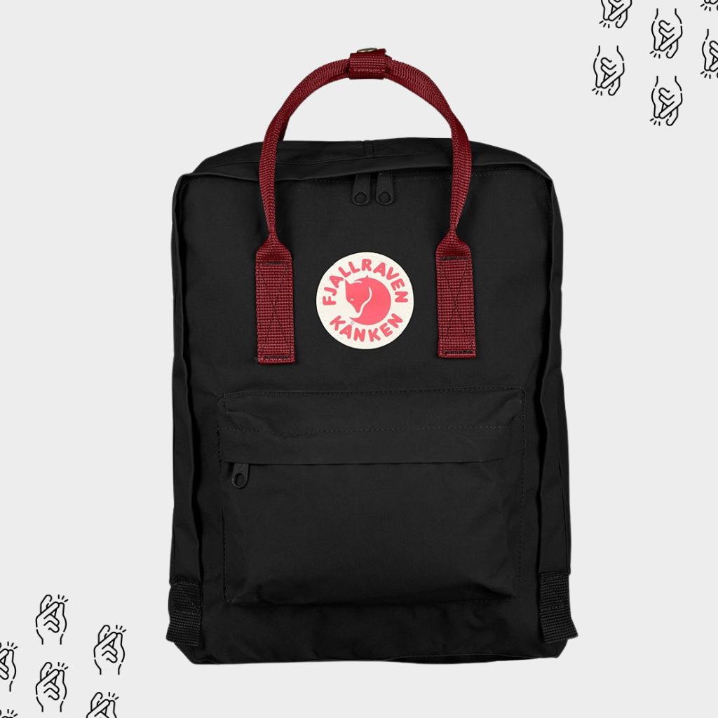 Mochilas Fjallraven Kanken Black-ox Red