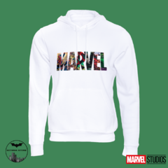 Buzo Marvel Logo Collage