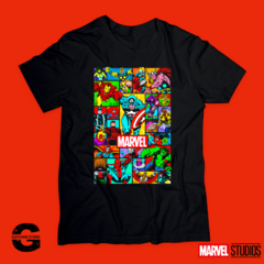 Remera Marvel Retro Cómics