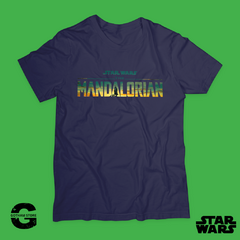 Remera The Mandalorian Título Verde