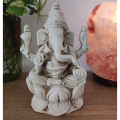 Ganesha sobre Loto de 18 centímetros - Somos Luz -Espacio de Bienestar -Tienda Holistica- Regalos. Zona Oeste, Moron