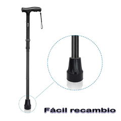 Regatón de forma cónica, 19mm, color: Negro Care quip x Unidad - Storeweb. Tienda de Salud