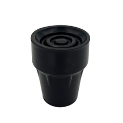 Regatón de forma cónica, 22mm, color: Negro Care quip x Unidad - tienda online