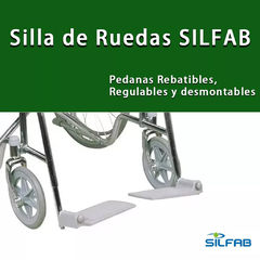 Silla De Ruedas Desmontable Cromada Original Silfab S3011/41 en internet