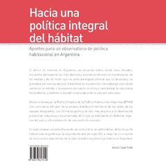 Hacia una política integral del hábitat. Aportes para un observatorio de política habitacional en Argentina - DIGITAL - comprar online