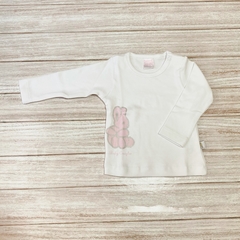 Remera pijama conejo rosa