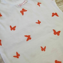 body blanco con mariposas - comprar online