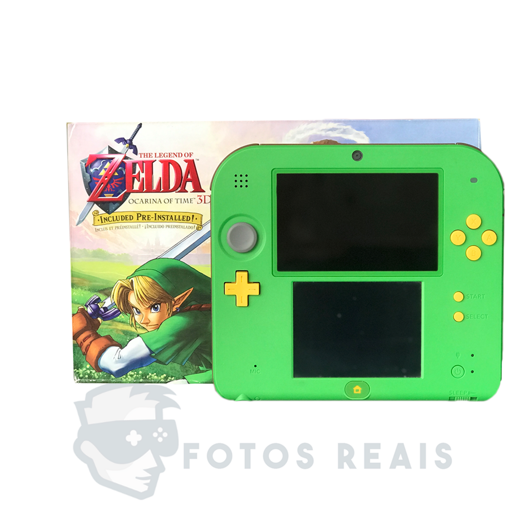 Nintendo 2DS Legend of Zelda Ocarina of Time 3D Green Console for sale  online