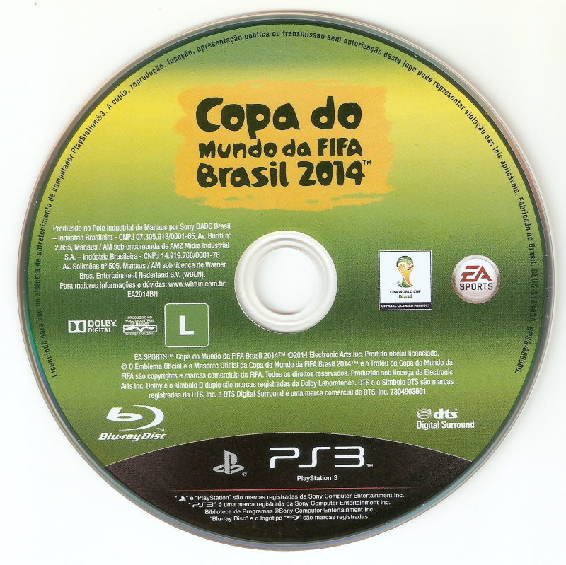 Jogo Copa do Mundo da Fifa Brasil 2014 PlayStation 3 EA em