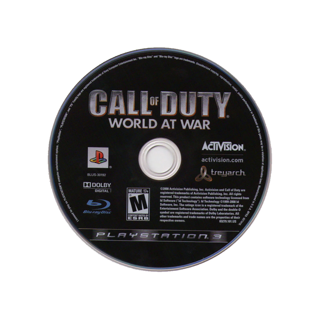 ps3 call of duty world at war