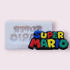Molde de Silicone Logo Super Mario