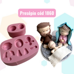 Molde de Silicone Presépio cód 1860