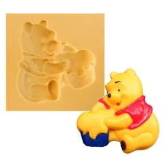 Molde de Silicone Ursinho Pooh Cód 1748