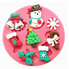Molde Miniaturas de Natal Cód 423 - comprar online