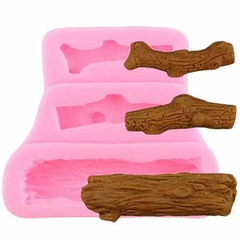 Molde de Silicone Trio Troncos cód 2003 - comprar online