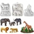 Molde de Silicone Elefantes Safari cód 477 - loja online