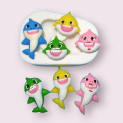 Molde de Silicone Tubarão - Baby Shark Cód 1524