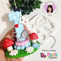 Molde de Silicone Kit Alice cód 487