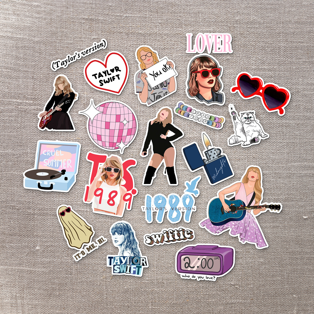 Sticker de Taylor Swift - Plancha de Stickers