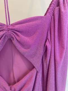 Vestido lilás lurex na internet