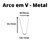 Arco Metal em V 6cm C/25 unidades